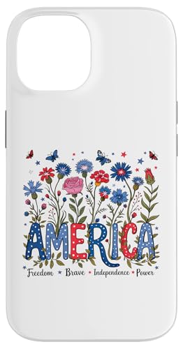 Floral America Pride 4. Juli Frauen Patriotische Freiheit Boho Hülle für iPhone 14 Floral America Pride 4. Juli Frauen Patriotische Freiheit Boho Hülle für iPhone 14 von July 4th Tees NYC