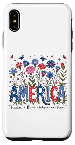 Floral America Pride 4. Juli Frauen Patriotische Freiheit Boho Hülle für iPhone XS Max Floral America Pride 4. Juli Frauen Patriotische Freiheit Boho Hülle für iPhone XS Max von July 4th Tees NYC