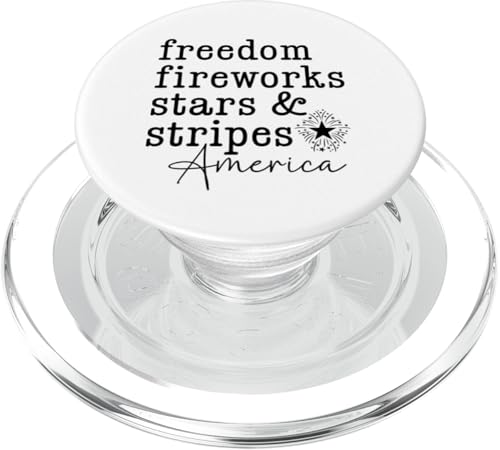 Freedom Fireworks Stars & Stripes America 4. Juli Patriotisch PopSockets PopGrip für MagSafe Freedom Fireworks Stars & Stripes America 4. Juli Patriotisch PopSockets PopGrip für MagSafe von July 4th Tees NYC