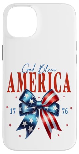 God Bless America 1776 Kokette Schleife Patriotisches christliches Mädchen Hülle für iPhone 14 Plus God Bless America 1776 Kokette Schleife Patriotisches christliches Mädchen Hülle für iPhone 14 Plus von July 4th Tees NYC