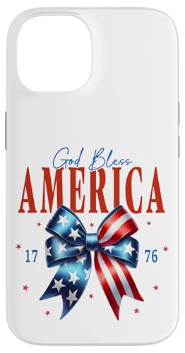 God Bless America 1776 Kokette Schleife Patriotisches christliches Mädchen Hülle für iPhone 14 God Bless America 1776 Kokette Schleife Patriotisches christliches Mädchen Hülle für iPhone 14 von July 4th Tees NYC