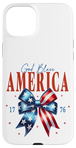 God Bless America 1776 Kokette Schleife Patriotisches christliches Mädchen Hülle für iPhone 15 Plus God Bless America 1776 Kokette Schleife Patriotisches christliches Mädchen Hülle für iPhone 15 Plus von July 4th Tees NYC
