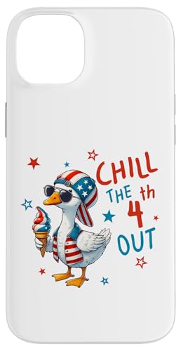 Jungen 4. Juli Silly Goose Patriotic Chill the 4th Funny Hülle für iPhone 14 Plus Jungen 4. Juli Silly Goose Patriotic Chill the 4th Funny Hülle für iPhone 14 Plus von July 4th Tees NYC