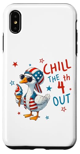 Jungen 4. Juli Silly Goose Patriotic Chill the 4th Funny Hülle für iPhone XS Max Jungen 4. Juli Silly Goose Patriotic Chill the 4th Funny Hülle für iPhone XS Max von July 4th Tees NYC