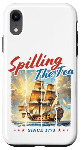 Spilling The Tea since 1773 Patriot Boston American Juli 4 Hülle für iPhone XR Spilling The Tea since 1773 Patriot Boston American Juli 4 Hülle für iPhone XR von July 4th Tees NYC