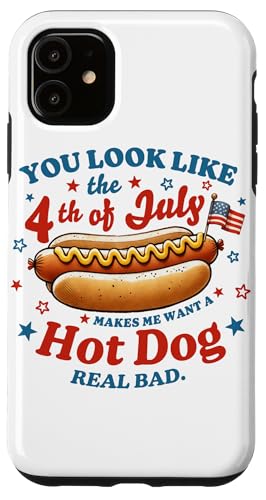 You look like the 4. Juli Hot Dog Funny Women Men Hülle für iPhone 11 You look like the 4. Juli Hot Dog Funny Women Men Hülle für iPhone 11 von July 4th Tees NYC