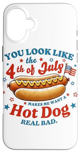 You look like the 4. Juli Hot Dog Funny Women Men Hülle für iPhone 16 Plus You look like the 4. Juli Hot Dog Funny Women Men Hülle für iPhone 16 Plus von July 4th Tees NYC