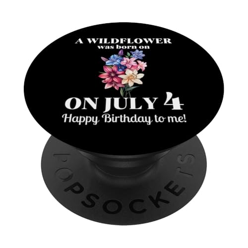 Juli Geburt Blume Rittersporn und Seerose 4. Juli Geburtstag PopSockets Klebender PopGrip Juli Geburt Blume Rittersporn und Seerose 4. Juli Geburtstag PopSockets Klebender PopGrip von July Birthday Wildflower Designs