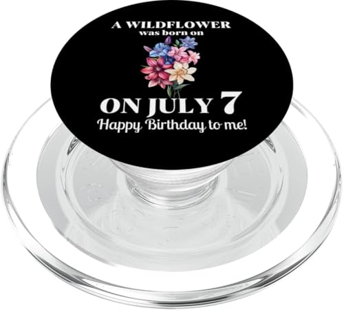 Juli Geburt Blume Rittersporn und Seerose 7. Juli Geburtstag PopSockets PopGrip für MagSafe Juli Geburt Blume Rittersporn und Seerose 7. Juli Geburtstag PopSockets PopGrip für MagSafe von July Birthday Wildflower Designs