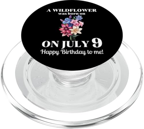Juli Geburt Blume Rittersporn und Seerose 9. Juli Geburtstag PopSockets PopGrip für MagSafe Juli Geburt Blume Rittersporn und Seerose 9. Juli Geburtstag PopSockets PopGrip für MagSafe von July Birthday Wildflower Designs