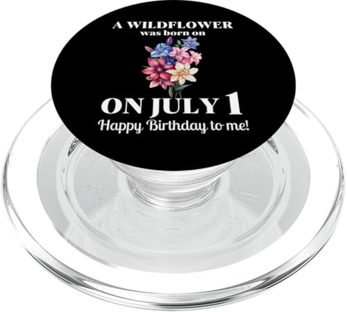 Juli Geburt Blume Rittersporn und Seerose Juli 1 Geburtstag PopSockets PopGrip für MagSafe Juli Geburt Blume Rittersporn und Seerose Juli 1 Geburtstag PopSockets PopGrip für MagSafe von July Birthday Wildflower Designs