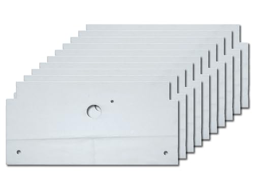 10 X Filtertuch für Bosch Siemens Constructa Filter Trockner Wärmepumpentrockner Filtermatte Kondenstrockner 292 x 142 x 1 mm Fusselfilter 12022801 von Juma Filtertechnik