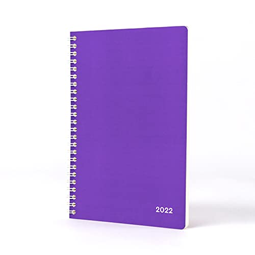 Jumble & Co Convo Terminplaner 2022, A5, Wochenansicht, Spiralbindung, Royal Mess Purple von Collins