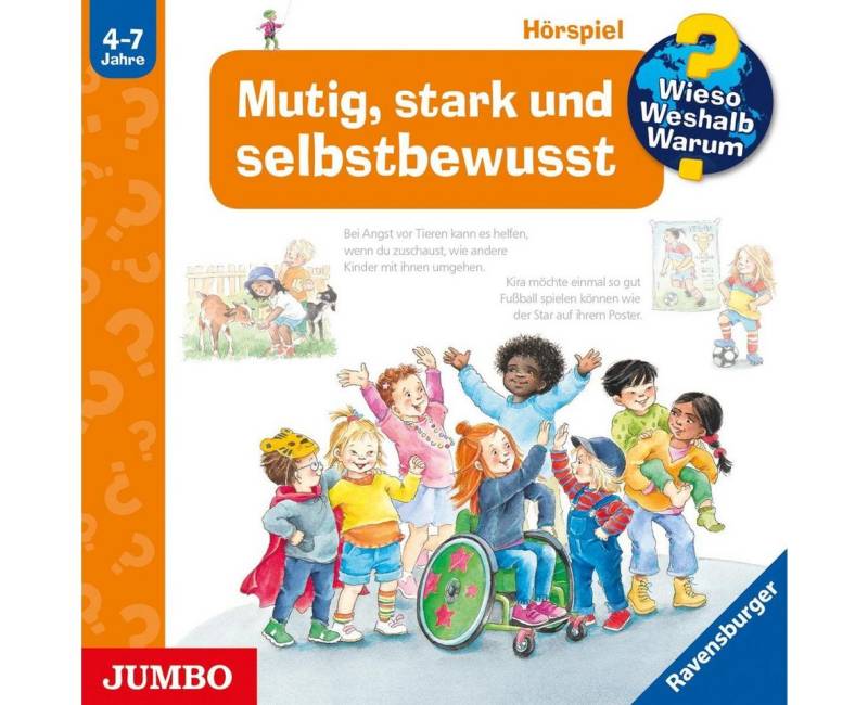 JUMBO Verlag Hörspiel-CD Wieso? Weshalb? Warum? Mutig, stark und selbstbewusst, Audio-CD von Jumbo Verlag