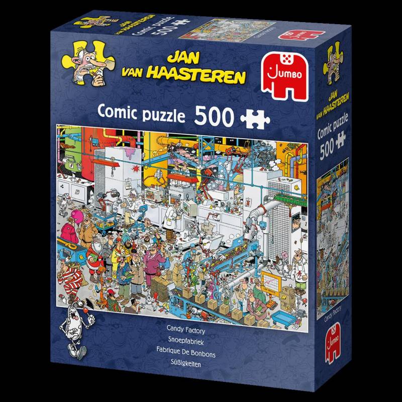 Jan van Haasteren Süßigkeiten Fabrik 500 Teile (JUM9025) von Jumbo
