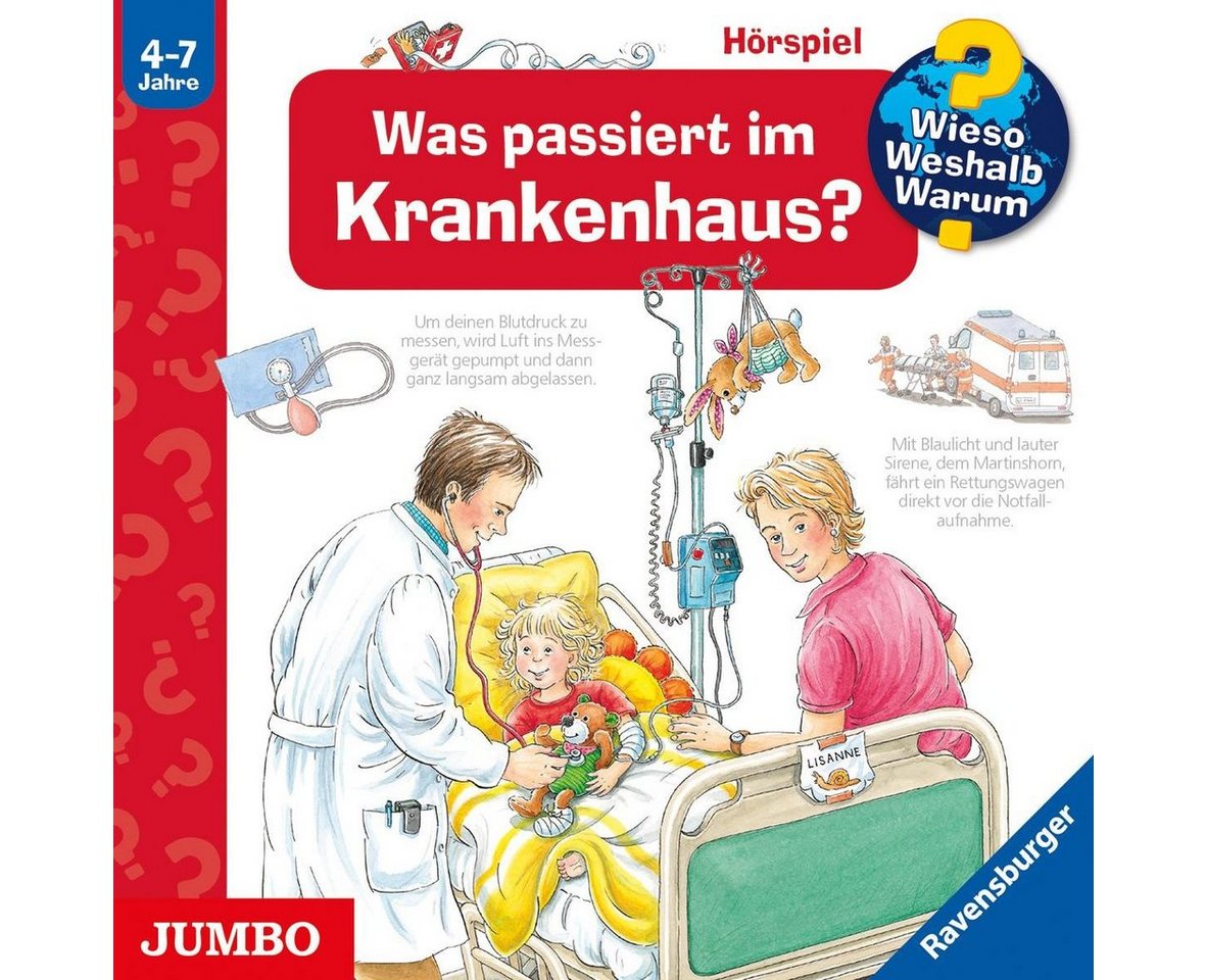 Jumbo Hörspiel-CD Was passiert im Krankenhaus? von Jumbo