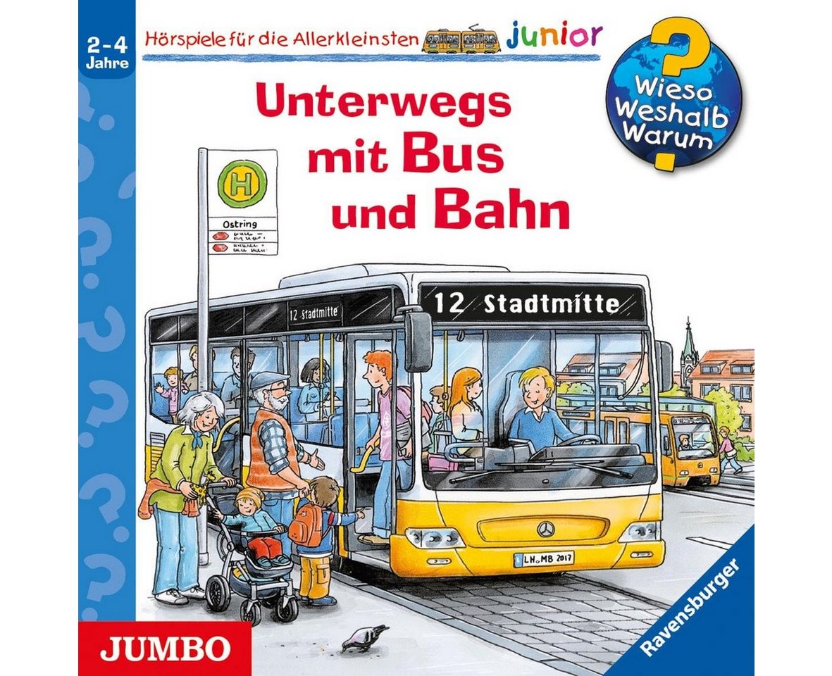 Jumbo Hörspiel-CD Wieso? Weshalb? Warum? junior. Unterwegs mit Bus und Bahn von Jumbo