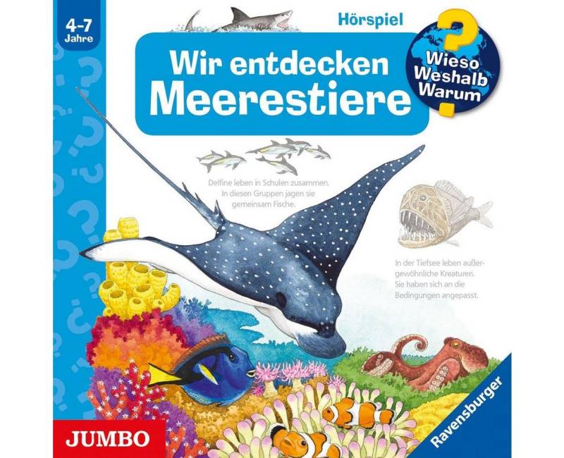 Jumbo Hörspiel-CD Wir entdecken Meerestiere von Jumbo