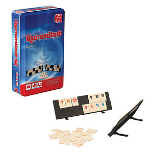 Jumbo Rummikub in Metalldose Geschicklichkeitsspiel von Jumbo