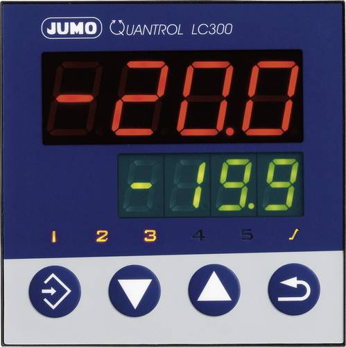 Jumo Quantrol LC300 Temperaturregler L, J, T, K, E, N, S, R, Pt100, Pt1000, KTY Relais 3A (L x B x H von Jumo