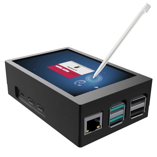 Jun-Saxifragelec Für Raspberry Pi 5 Touchscreen mit ABS-Gehäuse, 3,5-Zoll-Monitor mit Lüfter, 320x480 Bildschirm TFT LCD Display Jun-Saxifragelec Für Raspberry Pi 5 Touchscreen mit ABS-Gehäuse, 3,5-Zoll-Monitor mit Lüfter, 320x480 Bildschirm TFT LCD Display von Jun-Saxifragelec