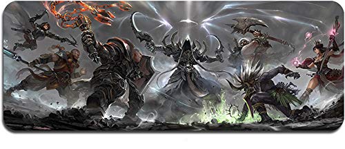 Gummi Diablo großes Mauspad - wasserdicht und rutschfest (60, 900 * 400 * 3MM/35.5 * 15.7 * 0.12inch) von Junchen&Zhang