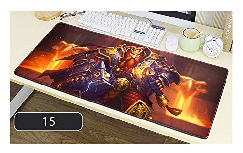 Heroes of Warcraft Gaming Mauspad - Super groß (15, 900 * 400 * 3MM/35.5 * 15.7 * 0.12inch) von Junchen&Zhang