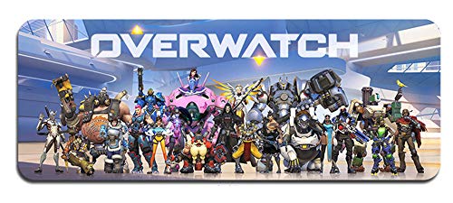 Overwatch großes Mauspad - wasserdicht und rutschfest (1, 800 * 300 * 3MM/31.5 * 11.7 * 0.12inch) von Junchen&Zhang