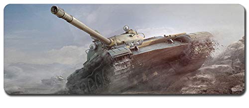 World of Tanks Großes Mauspad - Wasserdicht Und rutschfest (28, 900 * 400 * 3MM/35.5 * 15.7 * 0.12inch) von Junchen&Zhang