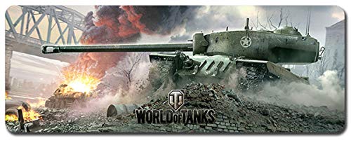 World of Tanks Großes Mauspad - Wasserdicht Und rutschfest (80, 800 * 300 * 3MM/31.5 * 11.7 * 0.12inch) von Junchen&Zhang