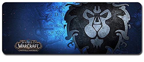 World of Warcraft großes Mauspad - wasserdicht und rutschfest (111, 800 * 300 * 3MM/31.5 * 11.7 * 0.12inch) von Junchen&Zhang