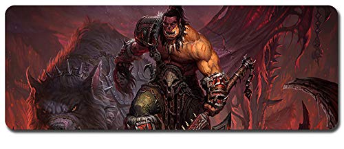 World of Warcraft großes Mauspad - wasserdicht und rutschfest (142, 900 * 400 * 3MM/35.5 * 15.7 * 0.12inch) von Junchen&Zhang