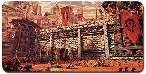 World of Warcraft großes Mauspad - wasserdicht und rutschfest (28, 600 * 300 * 3MM/23.6 * 11.8 * 0.12inch) von Junchen&Zhang