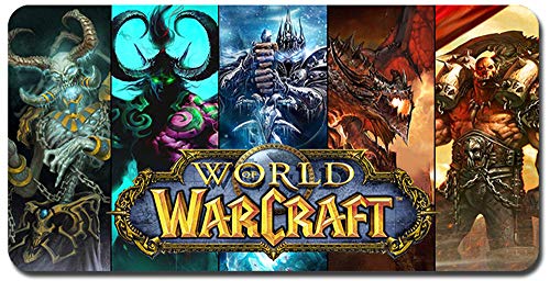 World of Warcraft großes Mauspad - wasserdicht und rutschfest (51, 700 * 300 * 3MM/27.6 * 11.8 * 0.12inch) von Junchen&Zhang