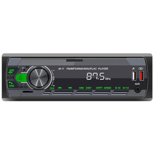 Junerain FM Radio Fernbedienungsauto MP3- FM/USB/Aux in Mikrofon 12V-Auto Stereo-Radio-Funk-Funk-kompatible RGB Light Junerain FM Radio Fernbedienungsauto MP3- FM/USB/Aux in Mikrofon 12V-Auto Stereo-Radio-Funk-Funk-kompatible RGB Light von Junerain