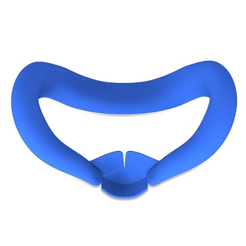 Junerain Silikon-VR-Gesichtsabdeckung, lichtdichte VR-Gesichtsschnittstelle, schweißfestes Gesichtsabdeckungspolster, waschbarer Ersatz for Meta Quest 3-Zubehör von Junerain