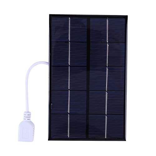 USB Solarpanel Outdoor 5W 5V Tragbares Solarladegerät Polysilizium Reise DIY Ladegerät Generator for 3-5V Akku/Handy von Junerain