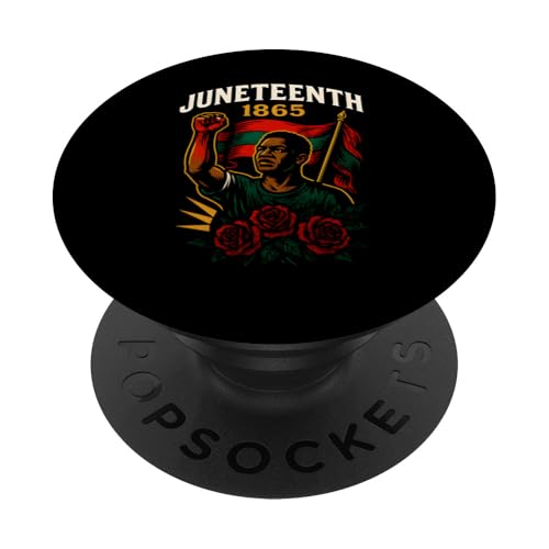 19. Juni 1865 Freiheitstag Afrikanische und schwarze Geschichte PopSockets Klebender PopGrip 19. Juni 1865 Freiheitstag Afrikanische und schwarze Geschichte PopSockets Klebender PopGrip von Juneteenth Jubilee - Celebrating Black History