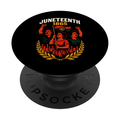 19. Juni 1865 Freiheitstag Afrikanische und schwarze Geschichte PopSockets Klebender PopGrip 19. Juni 1865 Freiheitstag Afrikanische und schwarze Geschichte PopSockets Klebender PopGrip von Juneteenth Jubilee - Celebrating Black History