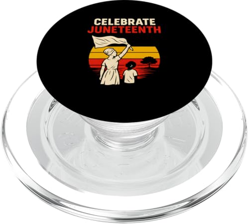 Celebrate Juneteenth Vintage Damen Black History Month PopSockets PopGrip für MagSafe Celebrate Juneteenth Vintage Damen Black History Month PopSockets PopGrip für MagSafe von Juneteenth Jubilee - Celebrating Black History