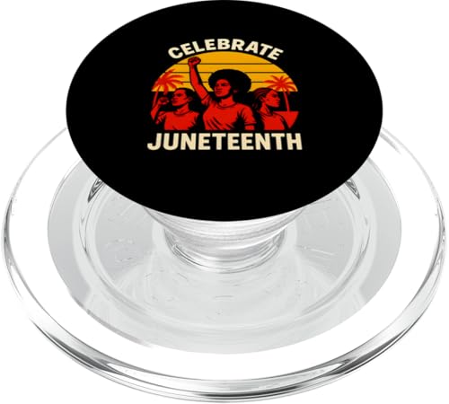 Celebrate Juneteenth Vintage Damen Black History Month PopSockets PopGrip für MagSafe Celebrate Juneteenth Vintage Damen Black History Month PopSockets PopGrip für MagSafe von Juneteenth Jubilee - Celebrating Black History
