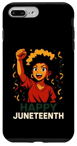Fröhlichen Monat der afroamerikanischen schwarzen Geschichte im Juni Hülle für iPhone 7 Plus/8 Plus Fröhlichen Monat der afroamerikanischen schwarzen Geschichte im Juni Hülle für iPhone 7 Plus/8 Plus von Juneteenth Jubilee - Celebrating Black History