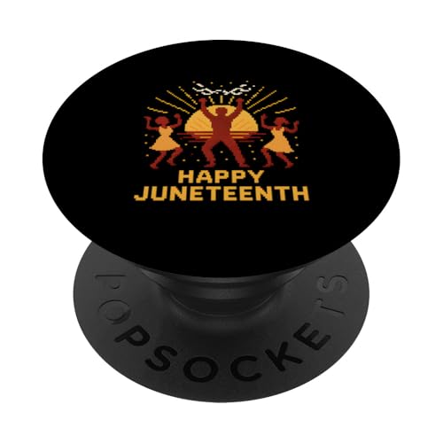 Happy Juneteenth 8 Bit 1865 Geschichte der Afroamerikaner PopSockets Klebender PopGrip Happy Juneteenth 8 Bit 1865 Geschichte der Afroamerikaner PopSockets Klebender PopGrip von Juneteenth Jubilee - Celebrating Black History