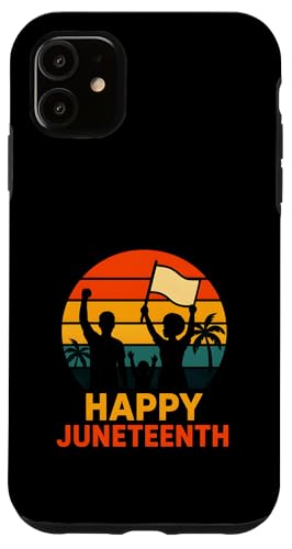 Happy Juneteenth Celebratory Damen Black History Month Hülle für iPhone 11 Happy Juneteenth Celebratory Damen Black History Month Hülle für iPhone 11 von Juneteenth Jubilee - Celebrating Black History