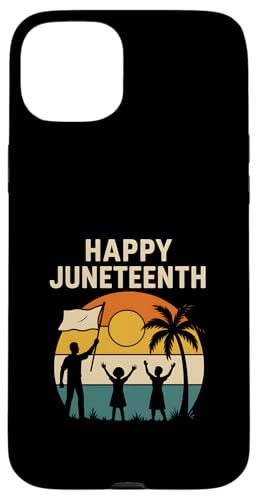 Happy Juneteenth Celebratory Damen Black History Month Hülle für iPhone 15 Plus Happy Juneteenth Celebratory Damen Black History Month Hülle für iPhone 15 Plus von Juneteenth Jubilee - Celebrating Black History