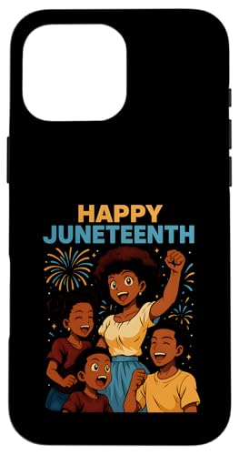 Happy Juneteenth Retro Damen afrikanische amerikanische schwarze Geschichte Hülle für iPhone 16 Pro Max Happy Juneteenth Retro Damen afrikanische amerikanische schwarze Geschichte Hülle für iPhone 16 Pro Max von Juneteenth Jubilee - Celebrating Black History