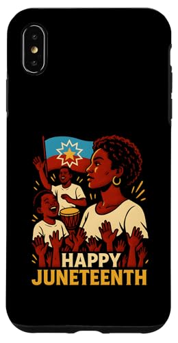 Happy Juneteenth Retro Damen afrikanische amerikanische schwarze Geschichte Hülle für iPhone XS Max Happy Juneteenth Retro Damen afrikanische amerikanische schwarze Geschichte Hülle für iPhone XS Max von Juneteenth Jubilee - Celebrating Black History