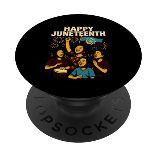 Happy Juneteenth Retro Damen afrikanische amerikanische schwarze Geschichte PopSockets Klebender PopGrip Happy Juneteenth Retro Damen afrikanische amerikanische schwarze Geschichte PopSockets Klebender PopGrip von Juneteenth Jubilee - Celebrating Black History