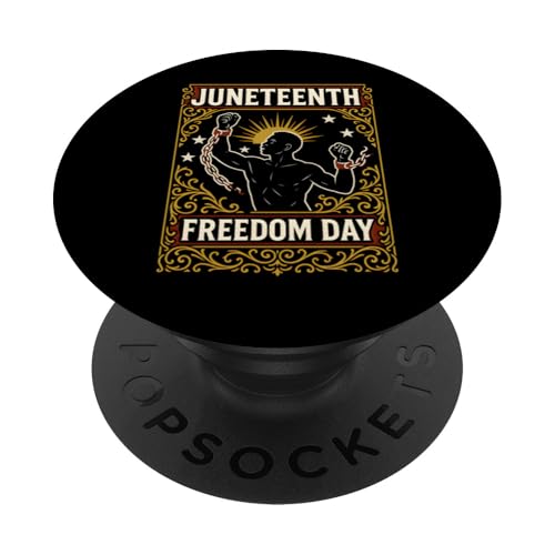 Juneteenth 1865 Freiheitstag Vintage Black History African PopSockets Klebender PopGrip Juneteenth 1865 Freiheitstag Vintage Black History African PopSockets Klebender PopGrip von Juneteenth Jubilee - Celebrating Black History