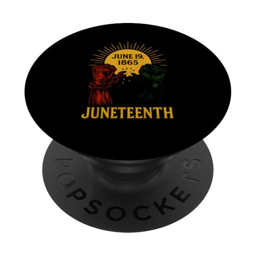 Juneteenth 19. Juni 1865 Vintage Damen Black History PopSockets Klebender PopGrip Juneteenth 19. Juni 1865 Vintage Damen Black History PopSockets Klebender PopGrip von Juneteenth Jubilee - Celebrating Black History